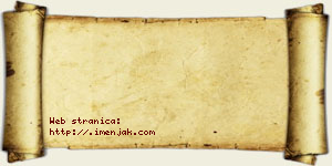 Jovana Sebić vizit kartica